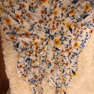 Small Floral Romper